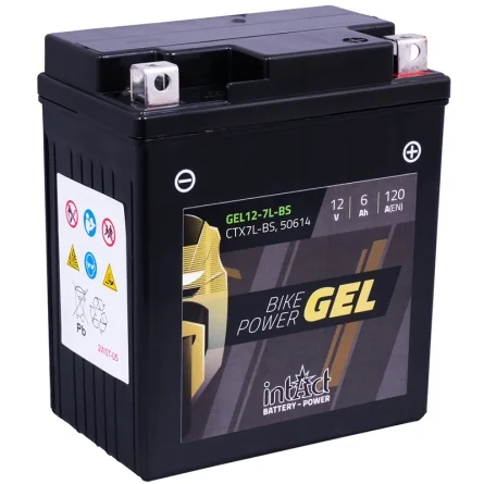Batterie IntAct GEL CTX7L-BS 6Ah 120A