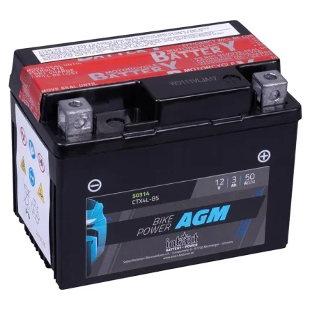 Batteria IntAct AGM CTX4L-BS 3Ah 50A