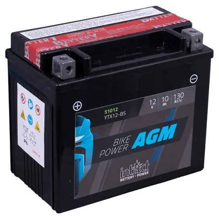 Batteria IntAct AGM CTX12-BS 10Ah 130A