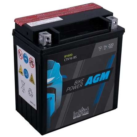 Batteria IntAct AGM CTX16-BS 14Ah 220A