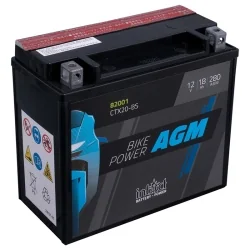 Batería IntAct AGM CTX20-BS 18Ah 280A