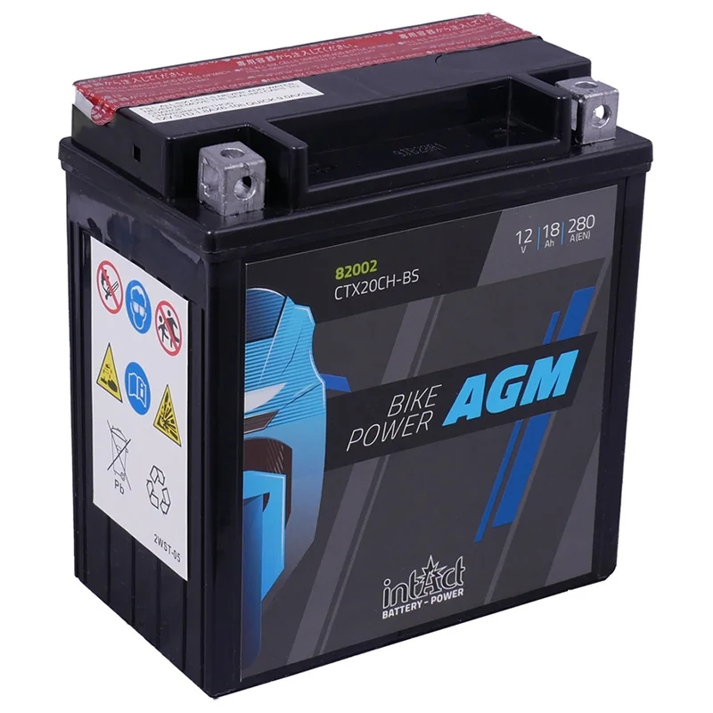 Batteria IntAct AGM CTX20CH-BS 18Ah 280A
