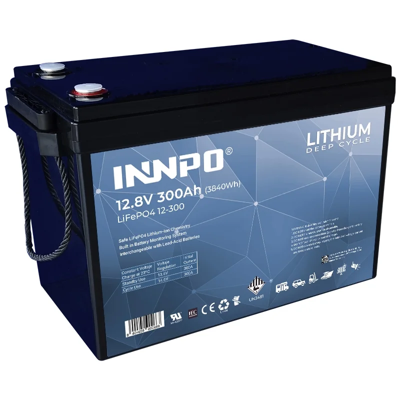Batteria al litio LiFePO4 12.8V 300Ah