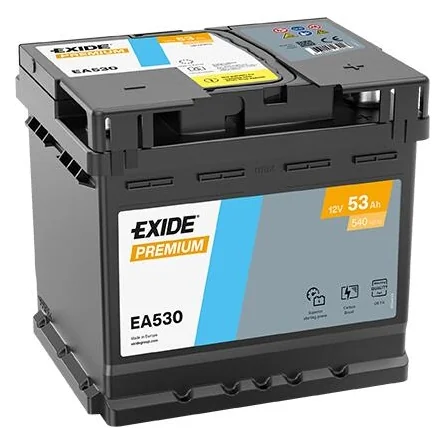 Batería Exide Premium EA530 53Ah
