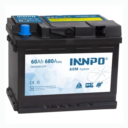 Batería INNPO AGM 60Ah Explorer