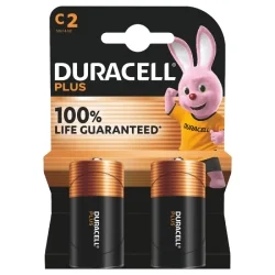 Duracell C LR14 MN1400 Alkaline Batterien Plus Power (2 Stück)
