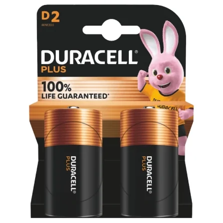 Duracell D LR20 MN1300 Alkaline Batterien Plus Power (2 Stück)