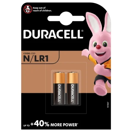 Pilas Alcalinas Duracell N LR1 E90 Plus Power (2 Unidades)