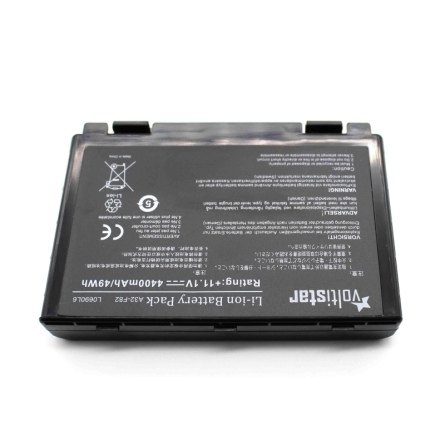 Batería para portátil ASUS K50 K51 F82 F83S K40 K40E K6C11 F52 11.1V