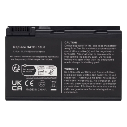 Laptop-Akku für ACER BATBL50L4 BATBL50L6 BATBL50L8 BATBL50L8H BATCL50L4 11,1 V