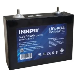 Celda INNPO Prismatic LiFePO4 3.2V 105Ah