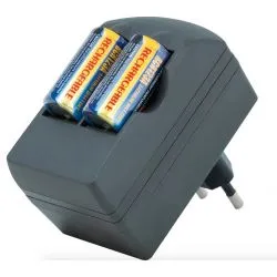 Caricabatterie + Batterie ricaricabili CR123A