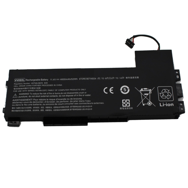 Batería para portátil HP ZBOOK 15 G3 15 G4 VV09XL 808452-001 808452-005 11.4V