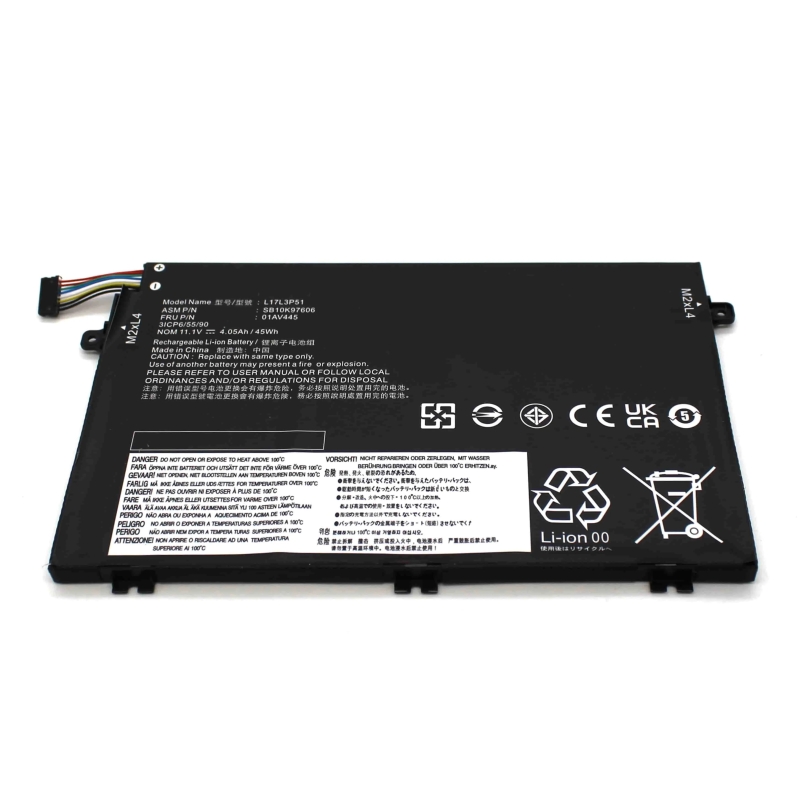 Batteria del computer portatile per LENOVO THINKPAD E480 E490 E580 E590 L17C3P51 L17L3P51