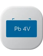 Baterías de plomo con 4 voltios