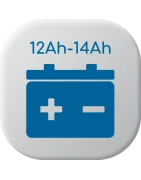 Baterías de arranque moto de 12Ah a 14Ah